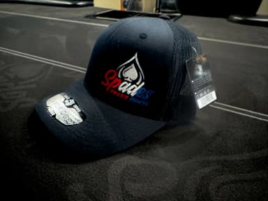 Premium patriotic Spades poker merchandise hat