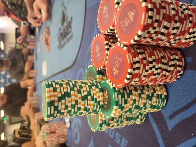 Spades Baytown large chip stacks in high stakes poker game